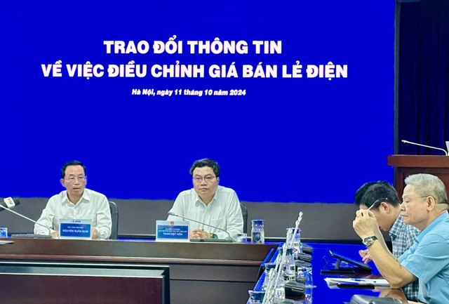 TẬP ĐOÀN ĐIỆN LỰC VIỆT NAM THÔNG TIN BÁO CHÍ  ĐIỀU CHỈNH GIÁ BÁN LẺ ĐIỆN BÌNH QUÂN  TỪ NGÀY 11/10/2024